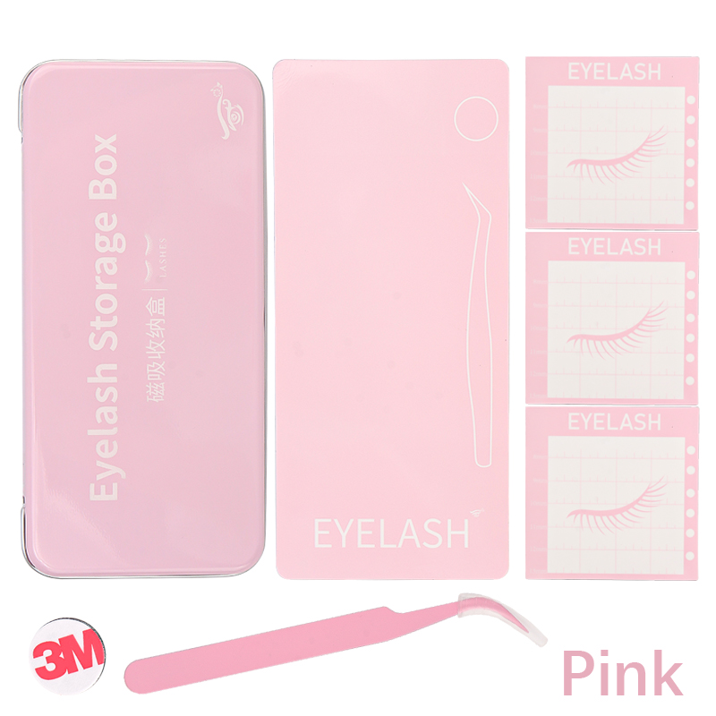 Beauty Makeup Palette - กล่องเก็บขนตาปลอมแบบแม่เหล็ก กล่องจัดระเบียบขนตาแบบมืออาชีพพร้อมถาดแสดงผลแบบแม่เหล็ก อุปกรณ์แต่งหน้าความงาม