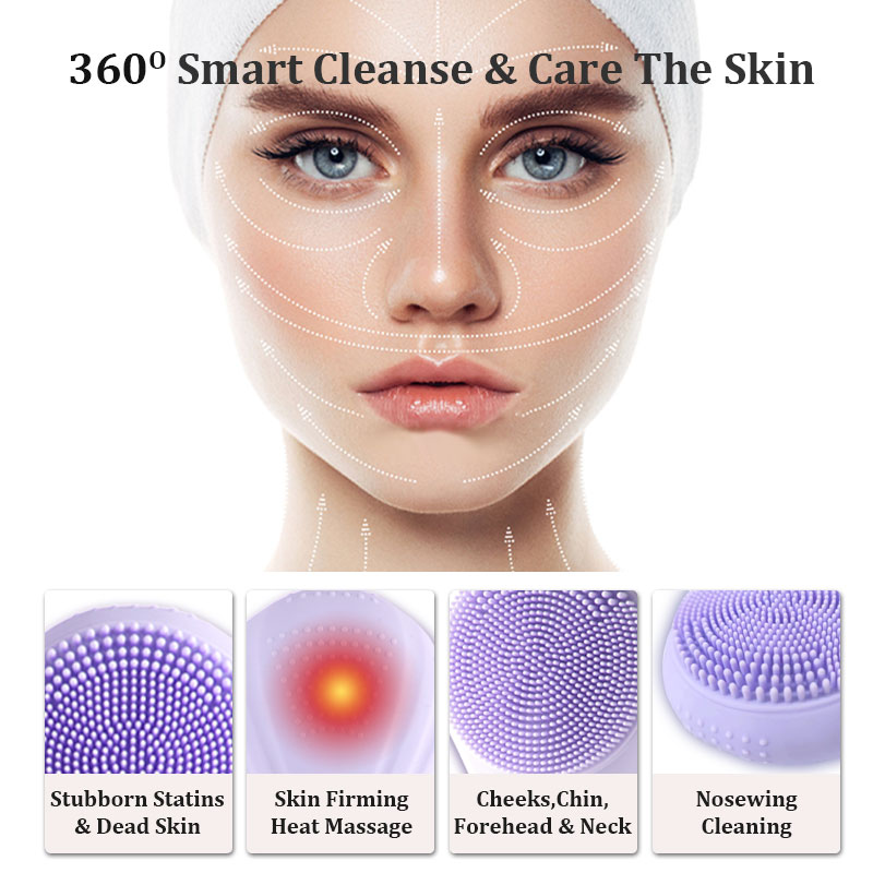 แปรงทําความสะอาดผิวหน้าโซนิคกั - Electric Face Cleanser Brush บทวิจารณ์และราคา