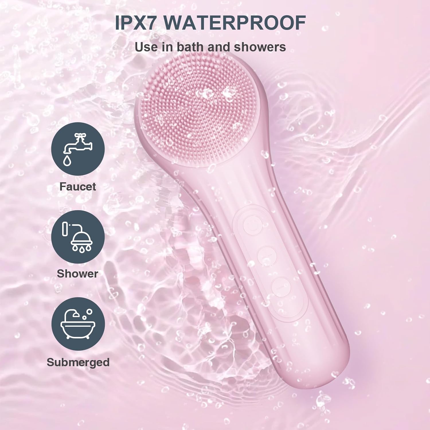 แปรงขัดหน้าซิลิโคน, แปรงทำความ - Electric Face Cleanser Brush บทวิจารณ์และราคา