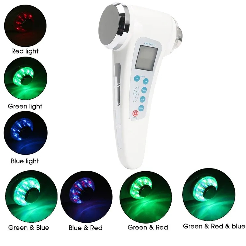 1 Mhz 3 Mhz Ultrasonic 4 โหมด  - Electric Face Cleanser Brush บทวิจารณ์และราคา