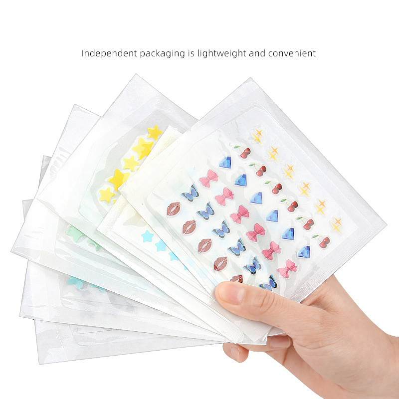 แผ่นแปะสิวการ์ตูนสีสันสดใส บำร - Beauty For Makeup บทวิจารณ์และราคา