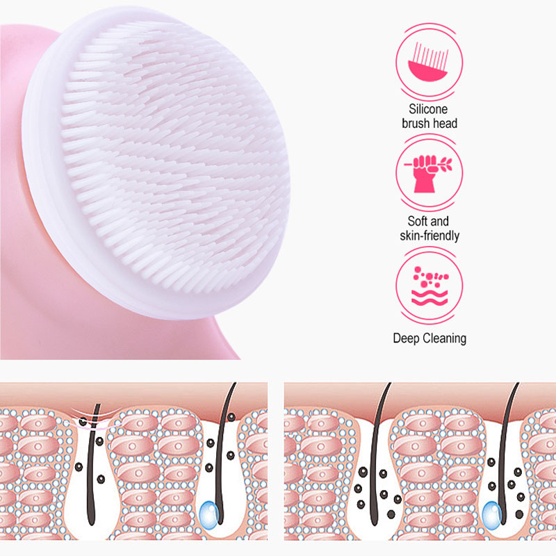 3 IN 1 ไฟฟ้าทําความสะอาดผิวหน้ - Electric Face Cleanser Brush บทวิจารณ์และราคา