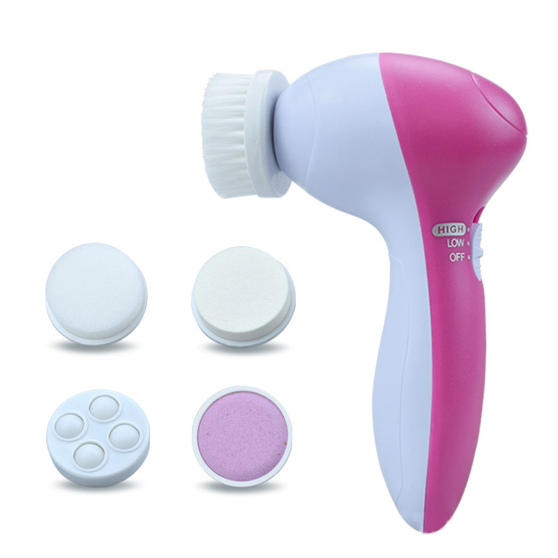 เครื่องทำความสะอาดผิวหน้า 5 in - Electric Face Cleanser Brush บทวิจารณ์และราคา