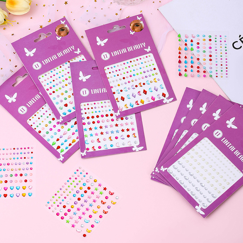 สติกเกอร์ติดหน้ารูปหยดน้ำ กันน - Beauty For Makeup บทวิจารณ์และราคา